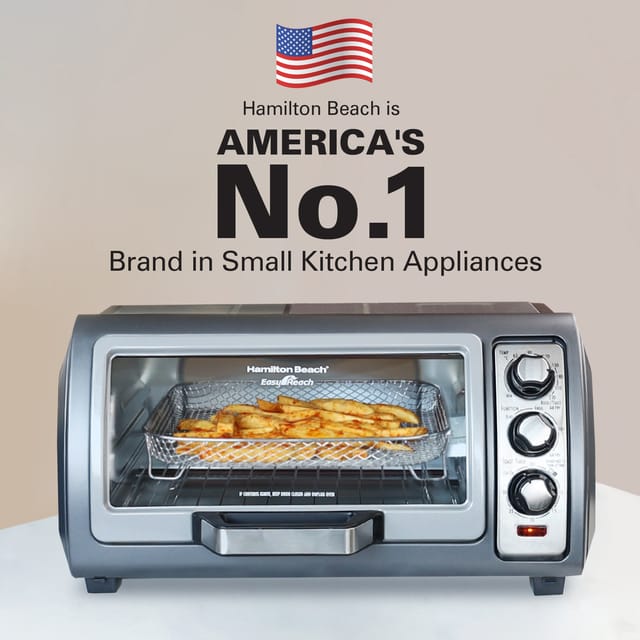Air fryer with OTG, 16L Capacity, 6 in 1 – Air fryer, Bake, Broil, Toast, Grill, Dehydrate (Stainless Steel, 1400W) 360 Degree Rapid Heat Circulation, Monitor Your Cooking