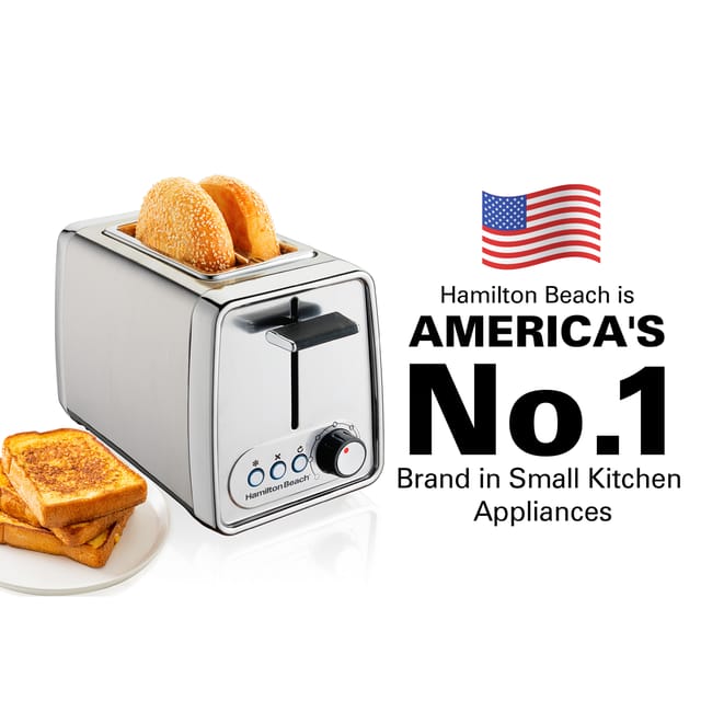 Metal 2 Slice Wide Slot Toaster, Bagel & Defrost Settings, Bun Warmer, Shade Selector, Toast Boost, Slide-Out Crumb Tray (925 Watts, Black)
